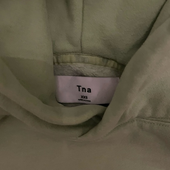 Tna Green Cropped Hoodie - Picture 2 of 2